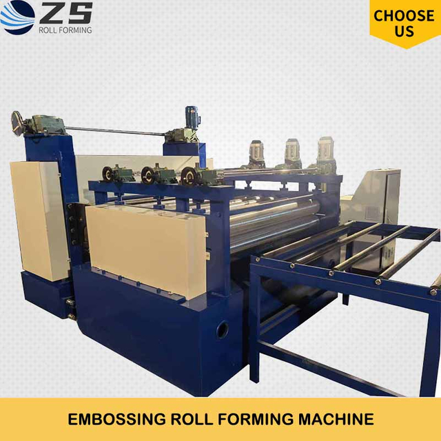 Skid plate Automatic Coil Sheet 1-3mm Metal Plate Embossing Machine With Levelling System