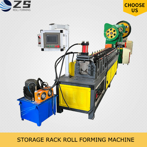 Display shelf columns Storage Rack Pallet Panel Slotted Angle Upright Frame Roll Forming Machine