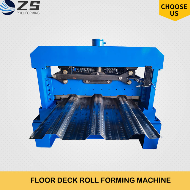 Metal Decking Steel Structure Cement Floor Deck Tile Cold Roll Forming Machine